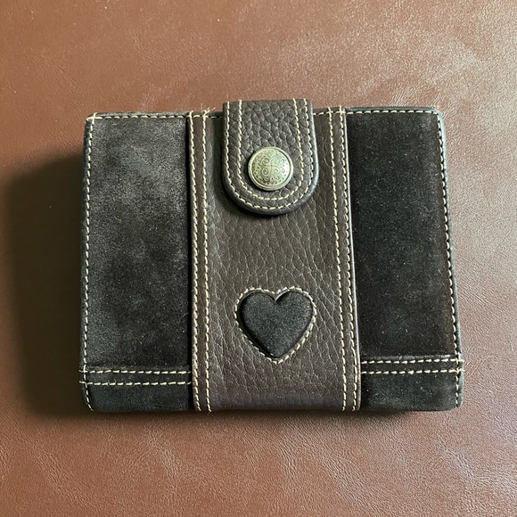 Brighton Accessories - Brighton Brown Wallet with Heart